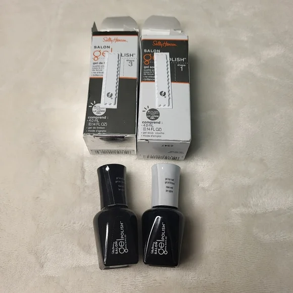 Sally Hansen Salon Gel Polish Set. Step One And Two. Both Are Brand New. - Picture 5 of 5